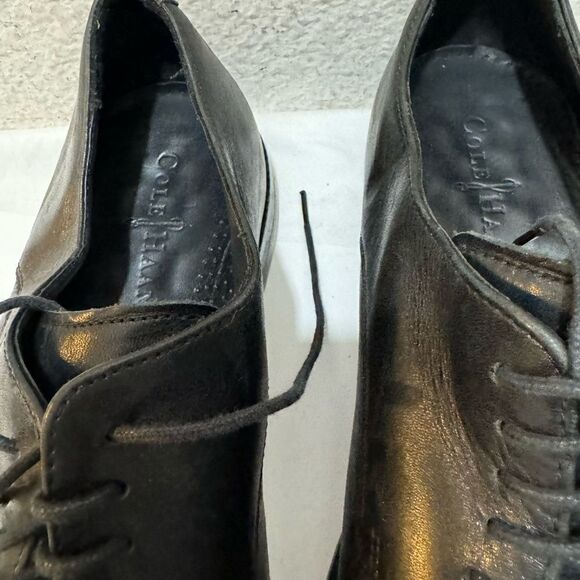 Cole Haan Black Lace-up Dress shoes C11341 size 12M - Picture 7 of 15